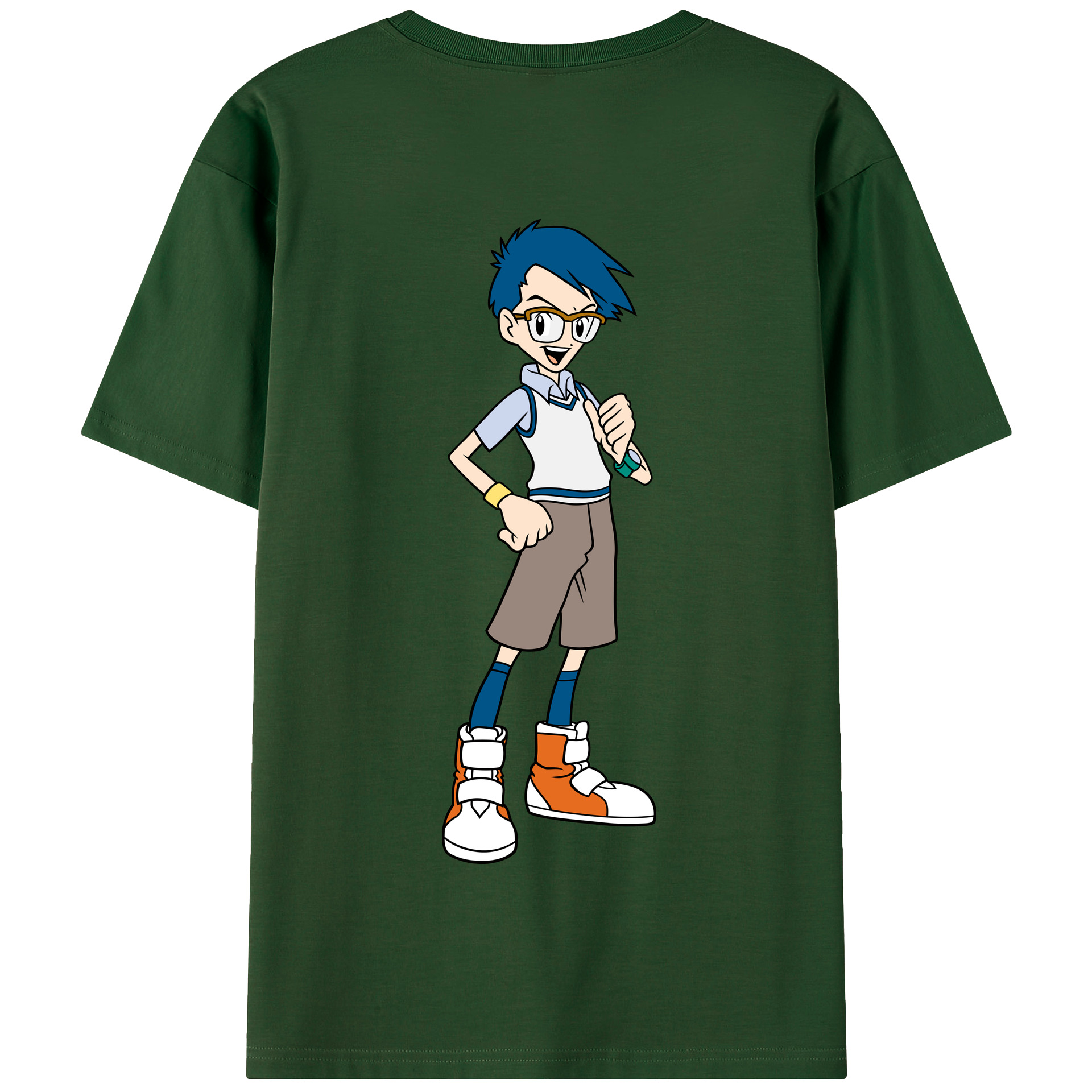 （画像用） Digimon デジタルモンスター/デジモン 綿100％半袖Tシャツ（背面プリント）